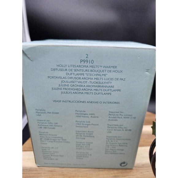 Partylite Holly Lites Aroma Melts Warmer P9910 Winter Holiday Christmas‎ Decor - Picture 3 of 8